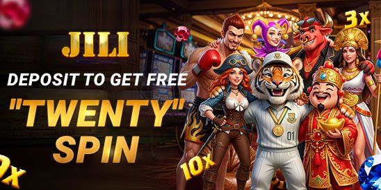 Deposit to get Free 20 spin - Jili Special