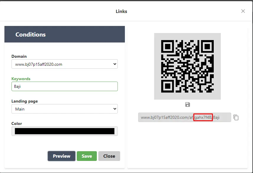 Affiliate Code Guide